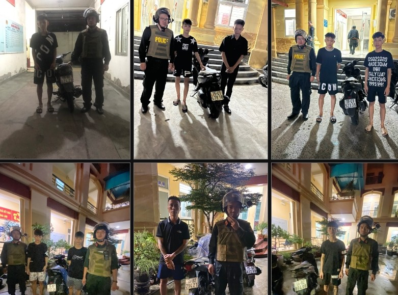 Phòng Cảnh sát cơ động: Xử lý 6 thanh thiếu niên vi phạm trật tự an toàn giao thông đêm 18.7